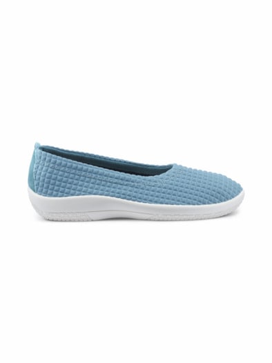 Hallux-Softslipper Sommerfrisch Hellblau