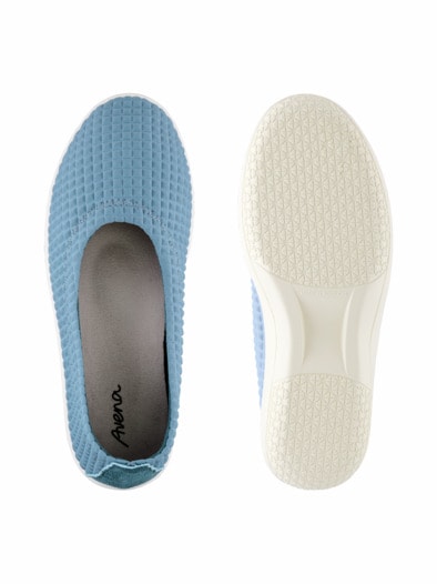 Hallux-Softslipper Sommerfrisch Hellblau
