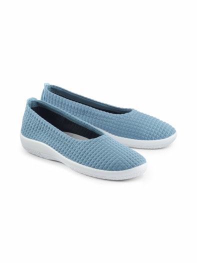 Hallux-Softslipper Sommerfrisch Hellblau