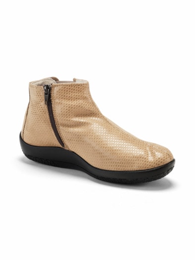 Hallux-Soft-Stiefelette Hellbraun