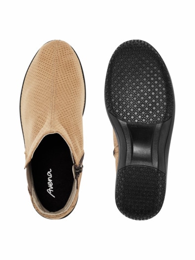 Hallux-Soft-Stiefelette Hellbraun