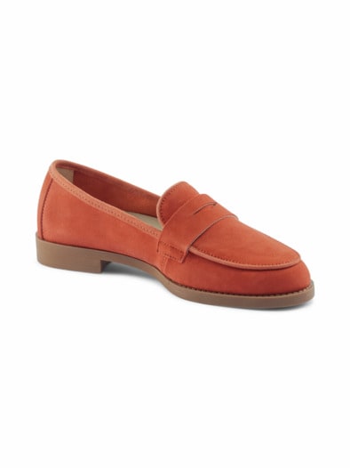 Hallux Edelkomfort-Loafer Orange
