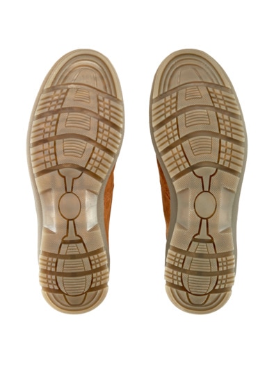 Hallux-Reißverschluss-Bootie Cognac