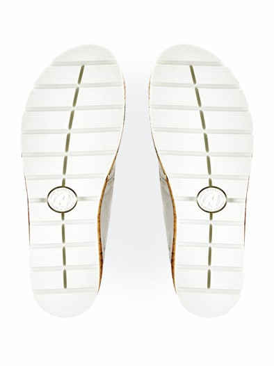 Hallux Velours-Sandalenschuh Hellgrau