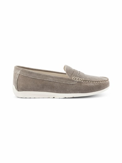 Bequem-Mokassin Flexibel Taupe