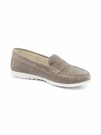 Bequem-Mokassin Flexibel Taupe