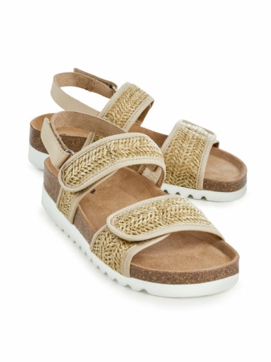 Multikomfort-Sandale Flex Beige