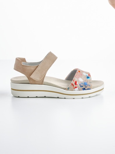 Hallux-Sandale Softriemen Beige