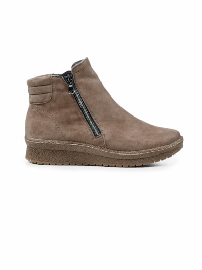 Hallux-Luftpolster-Bootie Taupe