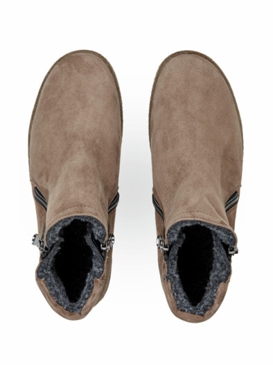 Hallux-Luftpolster-Bootie Taupe