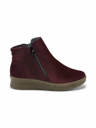 Hallux-Luftpolster-Bootie Bordeaux
