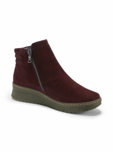 Hallux-Luftpolster-Bootie Bordeaux