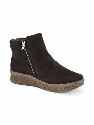 Hallux-Luftpolster-Bootie Braun