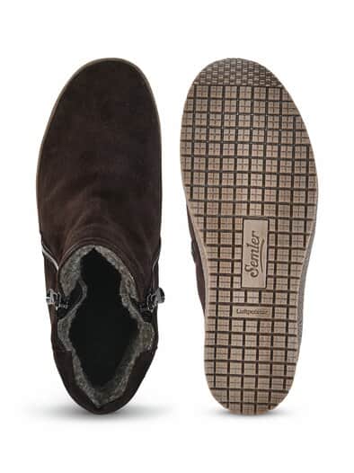 Hallux-Luftpolster-Bootie Braun