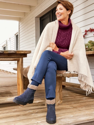 Aquastop-Stiefel Winterfest Marine