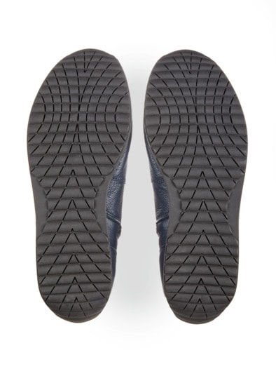 Hirschleder-Stiefel Komfort Blau