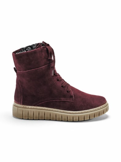 Hallux-Bequemstiefel Extra-Weite Bordeaux