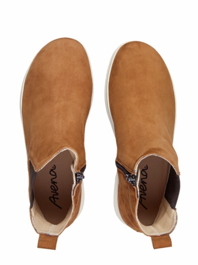 Chelseaboots Soft-Rollsohle Cognac