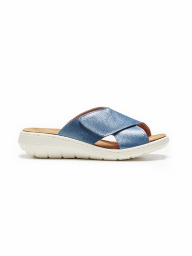 Soft-Pantolette Superflex Blau