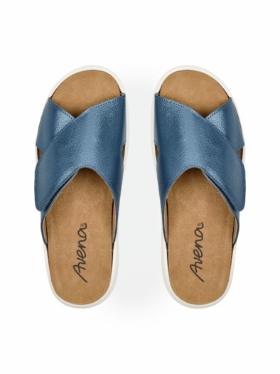 Soft-Pantolette Superflex Blau