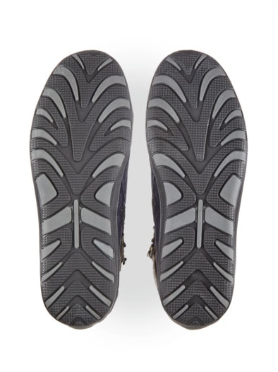 Reißverschluss-Bootie Extrawarm Blau