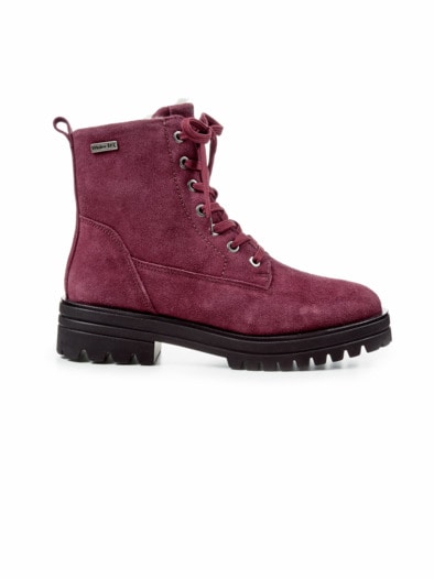 Aquastop-Bootie Softleder Bordeaux