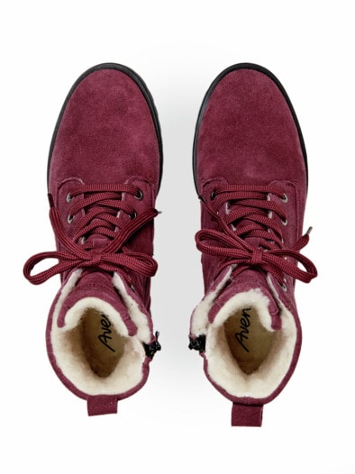 Aquastop-Bootie Softleder Bordeaux