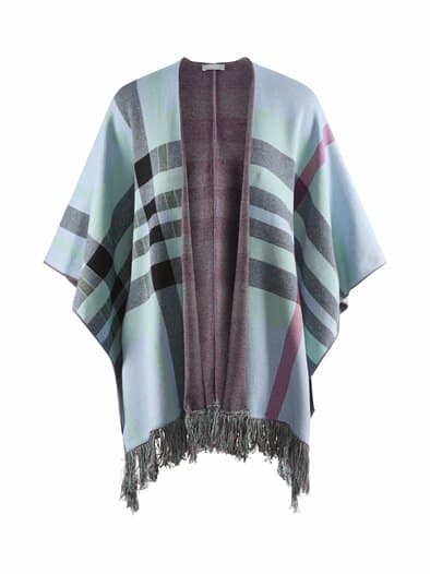 Strick Cape Oxford Multicolor