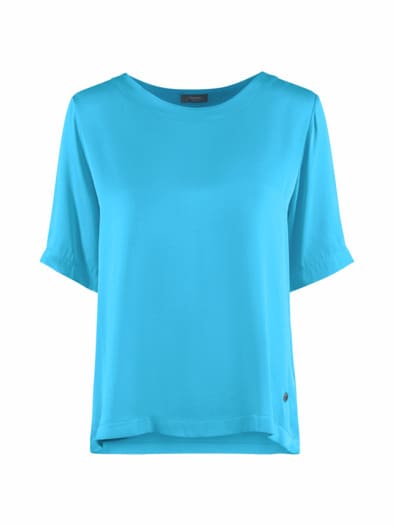 Blusenshirt Aqua