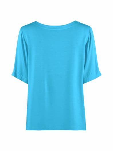Blusenshirt Aqua