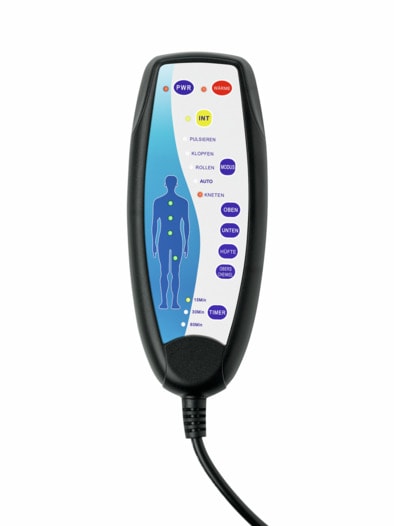 Massagematte Wärmefunktion Schwarz