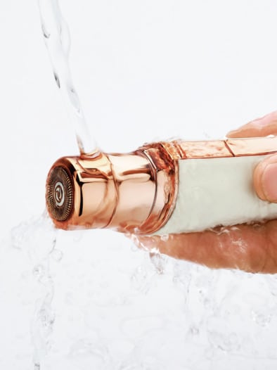 Lady-Pocket-Shaver Weiß-Rosegold