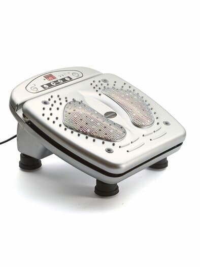 Infrarot Fußmassage-Gerät Silbergrau
