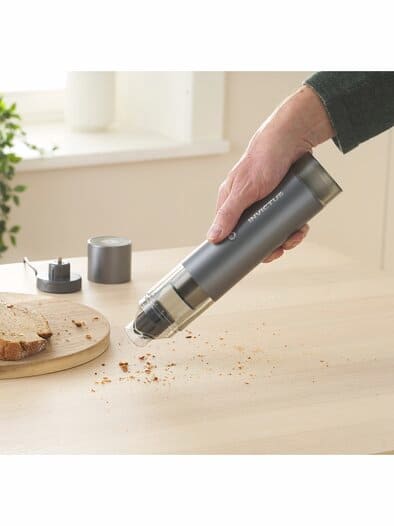 Tisch-Akkusauger Grau