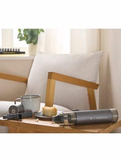 Tisch-Akkusauger Grau