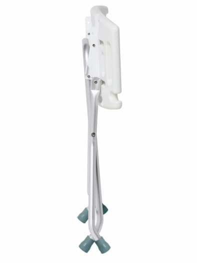 Dusch-Hocker Aluminium Klappbar Weiß