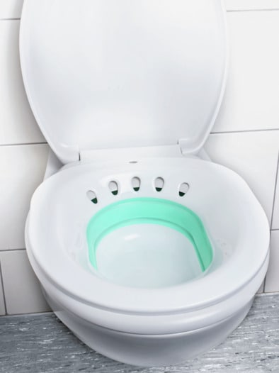 Bidet Faltbar Weiß