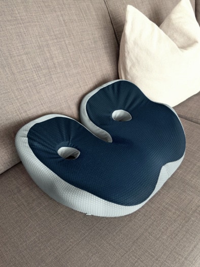 Ergonomische Sitzerhöhung Schwarz