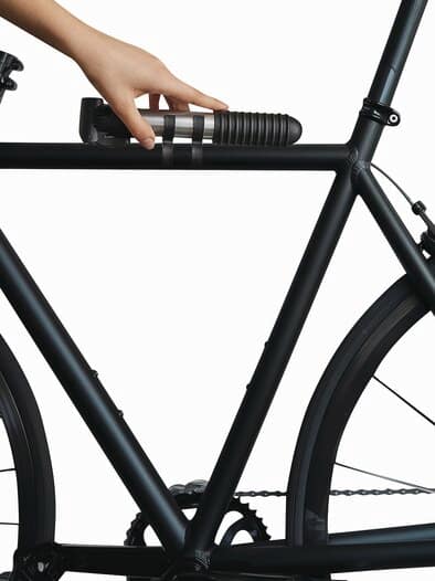 Fahrrad-Luftpumpe Schwarz