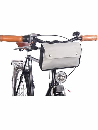 Fahrrad-Lenkertasche Grau