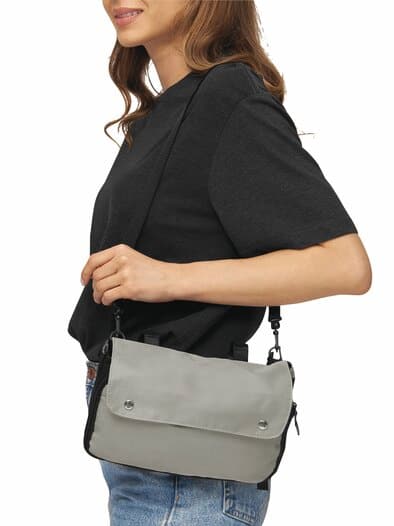 Fahrrad-Lenkertasche Grau