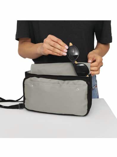 Fahrrad-Lenkertasche Grau