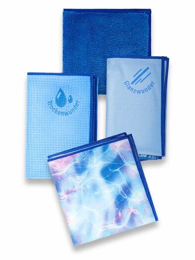Wundertücher-Set 4 Stck Blau