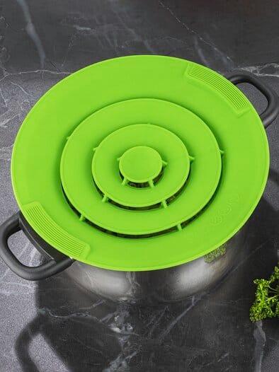 Überkochschutz Silikon Grün