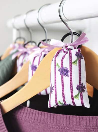 Lavendel-Duftsäckchen 5er Set Flieder