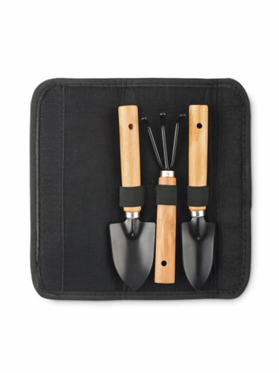 Mini-Garten-Set 3tlg Beige/Schwarz