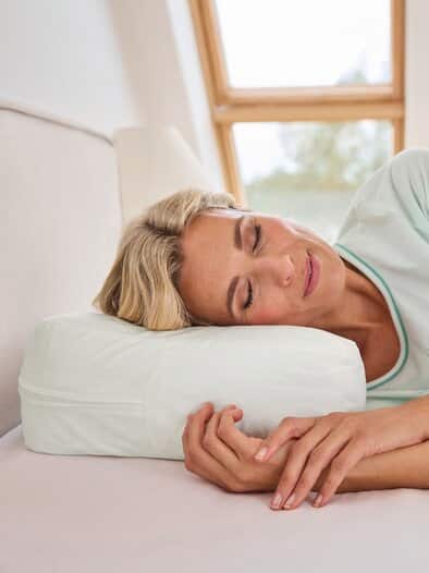 Ergonomisches Seitenschläferkissen Weiss