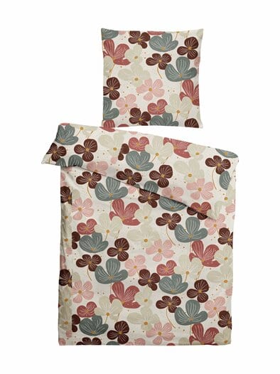 Renforce-Bettwäsche-Set Floral Multicolor