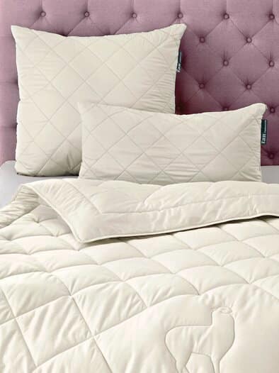 Baby Alpaka Kopfkissen Weiß