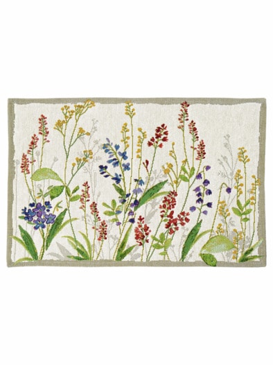 Sander-Tischsets Gobelin Blumenmotiv